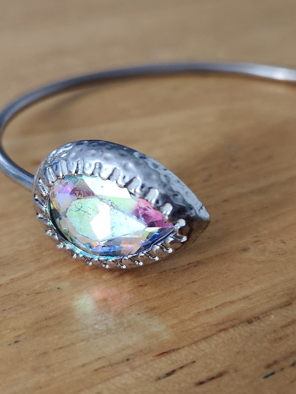 Gemstone Bangle Bracelet